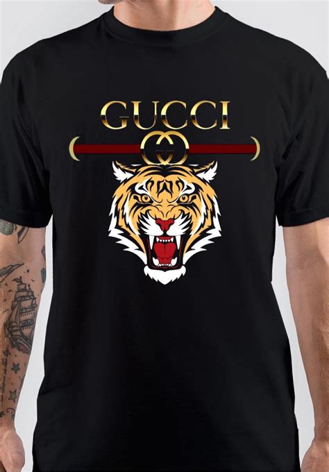 t shirt gucci homme tigre|gucci logo t shirt.